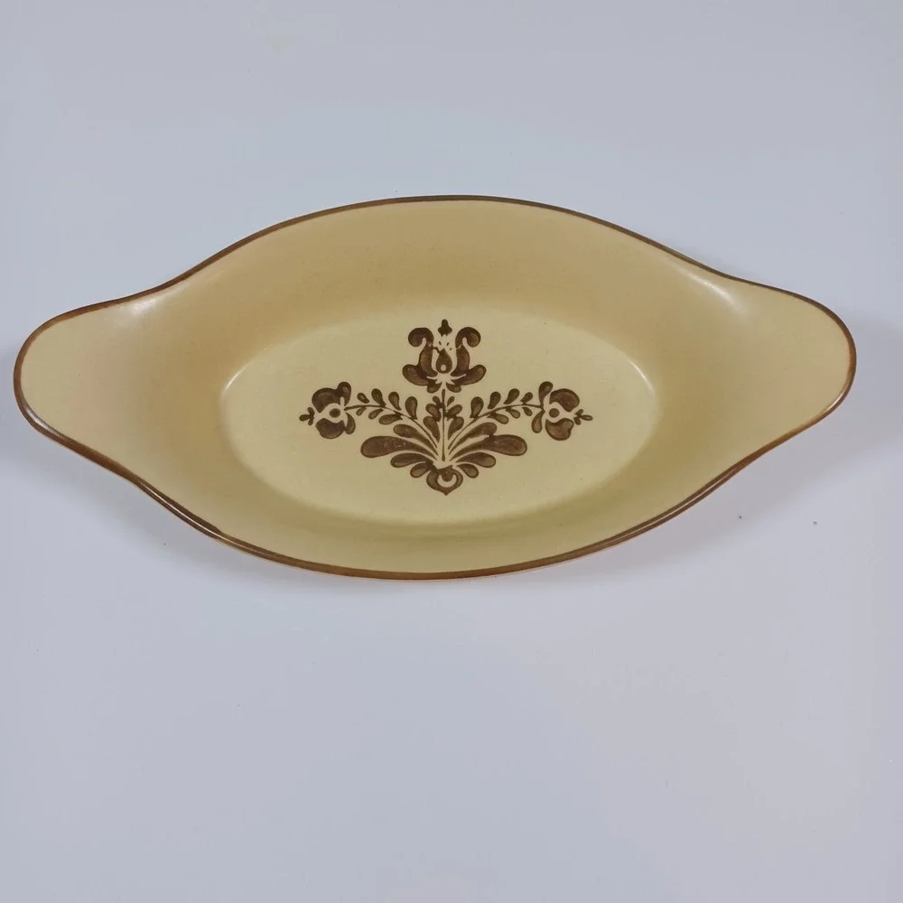 Vintage Pfaltzgraff Village Au Gratin‎ Casserole Dishes 265 USA